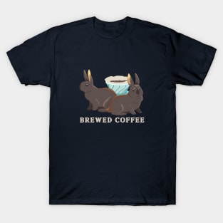 brewed coffee bunnies T-Shirt